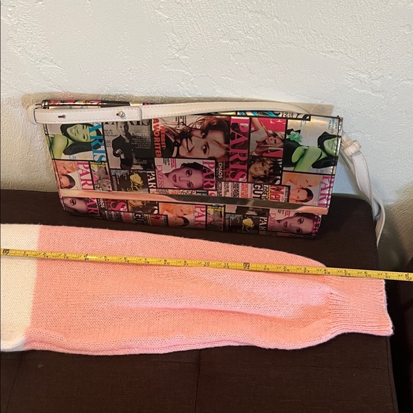 # 0589+ White and Pink Hand Knit Hooded CardiganW/ Polyester Cotton - Picture 5 of 9